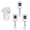 433Mhz Wireless Smart Outlet Remote Control Socket EU FR Waterproof Remote 15A 110V 220V RF Plug for Home Appliances Lamp ON OFF