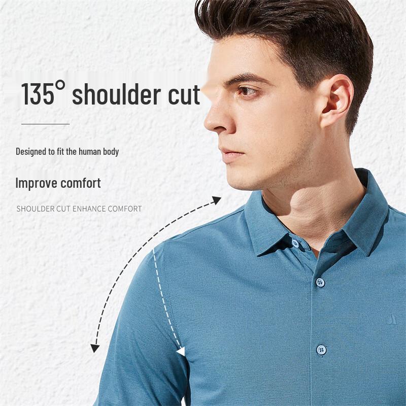 Shanshan Men's Silk Blend Long Sleeve Shirt