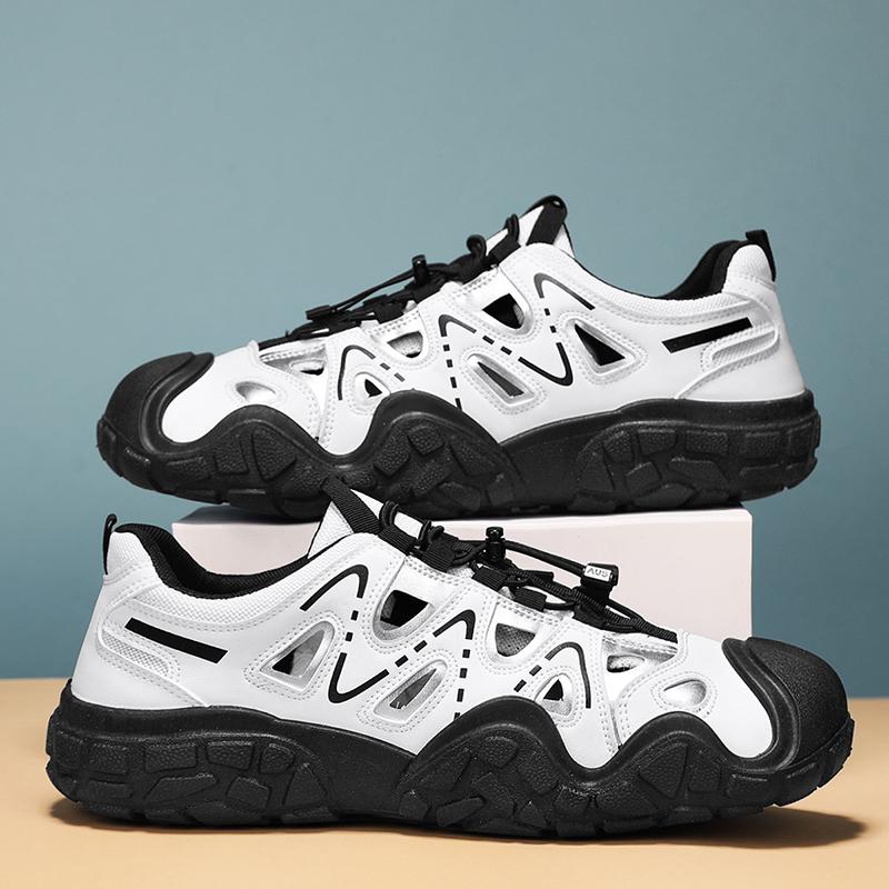 

Hiking Running Shoes for Men Sports Sneakers - Trail Quick drying Trainers Free Shipping 44 чёрный