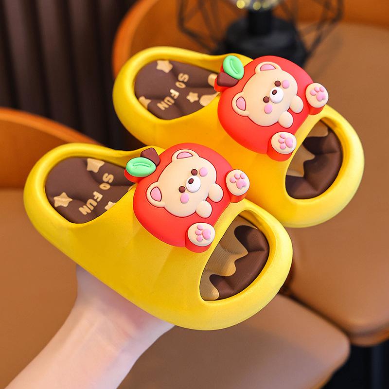 Children's Summer Sandals Boys and Girls Non-Slip Soft Sole Home Bathing Parent-Child Large Medium Small Kids Beach Sandals