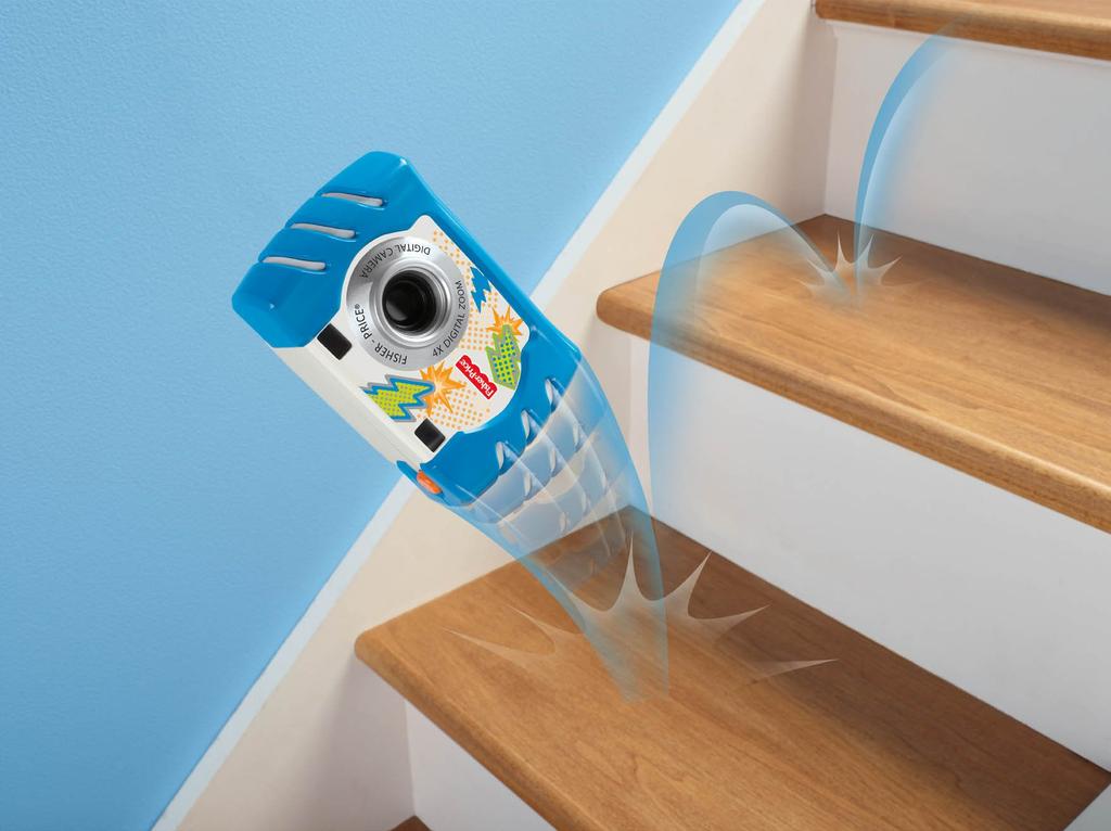 Fisher Price Kids Tough Digital Camera Slim Blue (W1459)