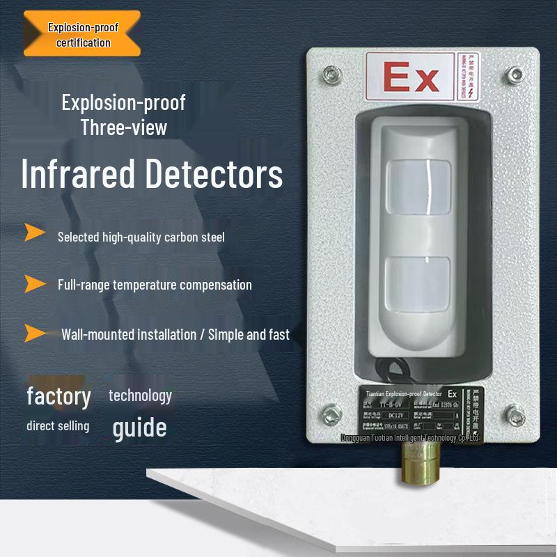 Explosion-Proof Infrared Intrusion Detector for Warehouses and Petrochemical Plants Explosion-proof Audible and Visual Alarm