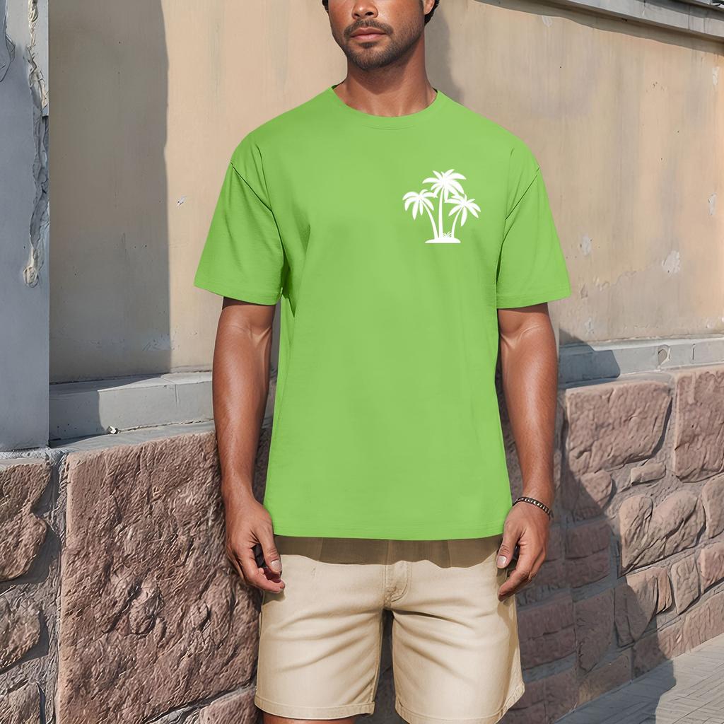 Men'S Fashionable T-Shirt, Street Casual Short Sleeved Clothing