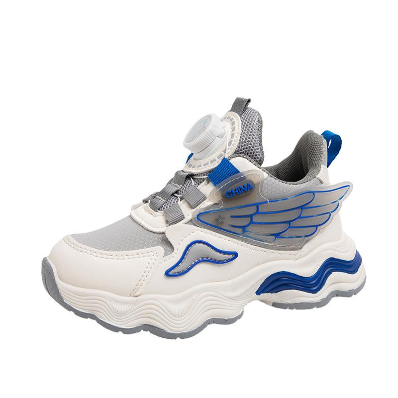 

Boys sneakers rotating button children s running shoes 2025 autumn new boys casual shoes girls dad shoes 26-31 yards, 6 pairs in one hand синий