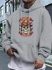 Lingmo Yun Graphic Print Hoodie Sweatshirt - Skull & Flames Design