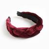 European and American Velvet Twist Braid Headband Collection