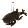 COLORATA Rhinoceros Beetle Plush Mascot (Realistic Insect with Chain) Cute Rhinoceros Beetle Keychain Doll Gift (Twice Tested)  Christmas Present