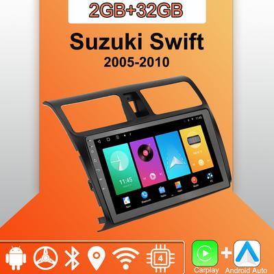 Android Carplay Car Radio For Suzuki Swift 2005-2010 Multimedia Player Head Unit Stereo GPS Navigation BT WIFI 2+32GB