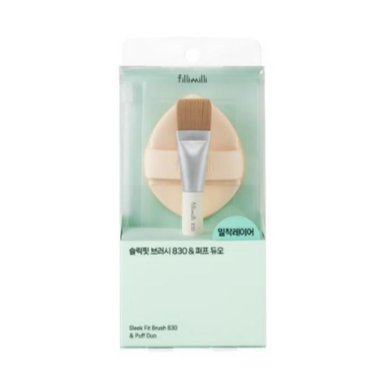 

PhillyMilly Slick Fit Brush 830 & Puff Duo