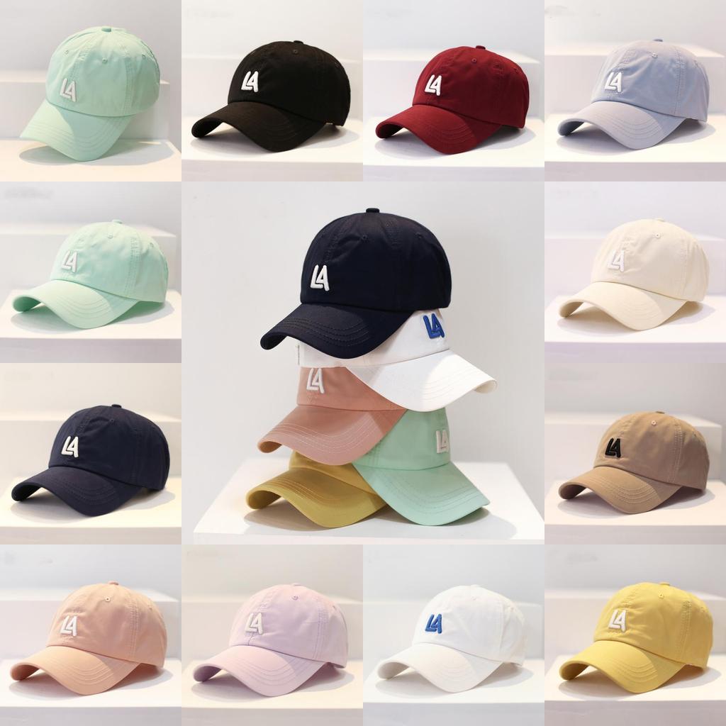 Cotton Baseball Cap For Women With Letter Embroidery Sun Protection For Spring Summer Casual Wear