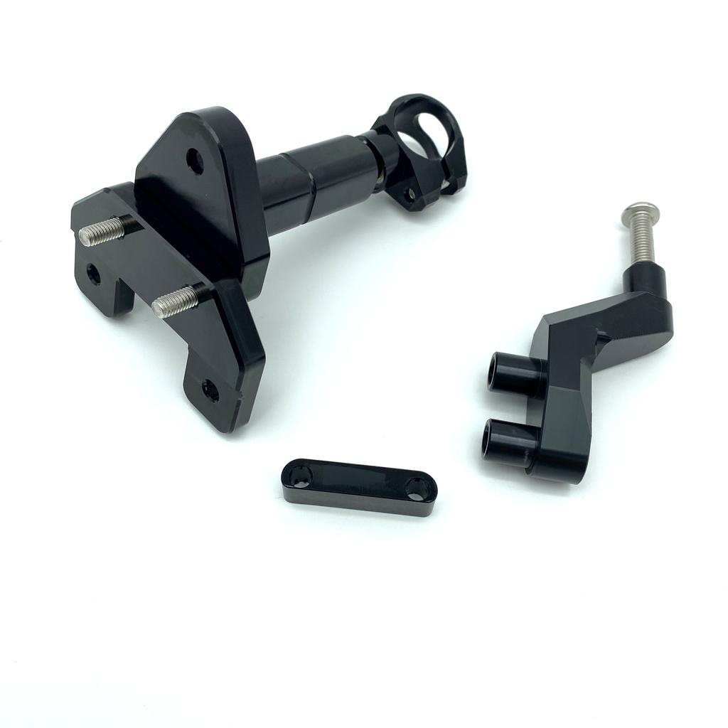 REALZION CNC Motorrad Lenkungsstabilisierungsdämpfer Halterung Stützhalterungs-Kit Für YAMAHA YZF R3 R25 YZFR3 YZFR25 2014 - 2017