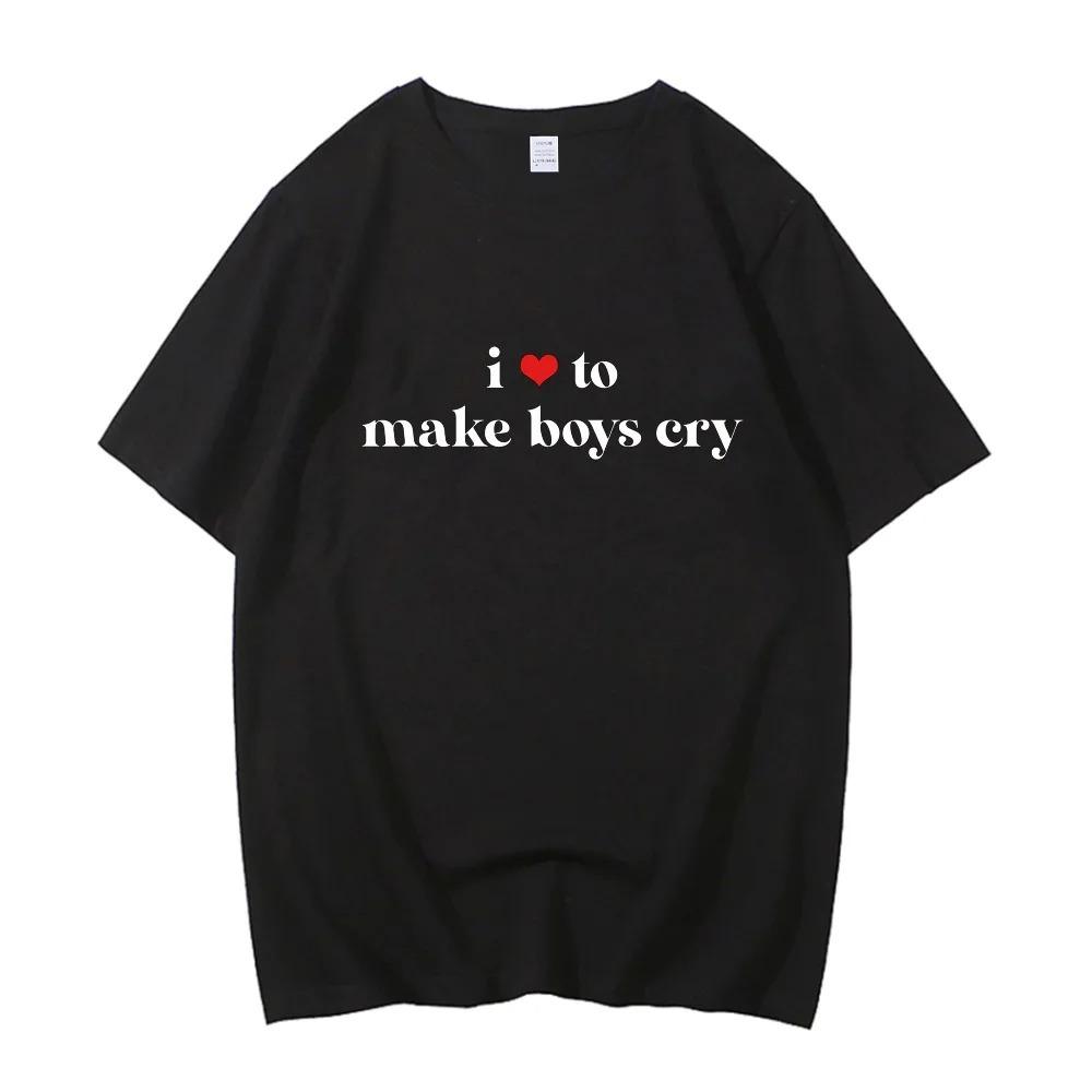 I Love My Girlfriend Print T-Shirt Women Casual Crew Neck Short Sleeve Summer Women's Clothing I Love My Boyfriend