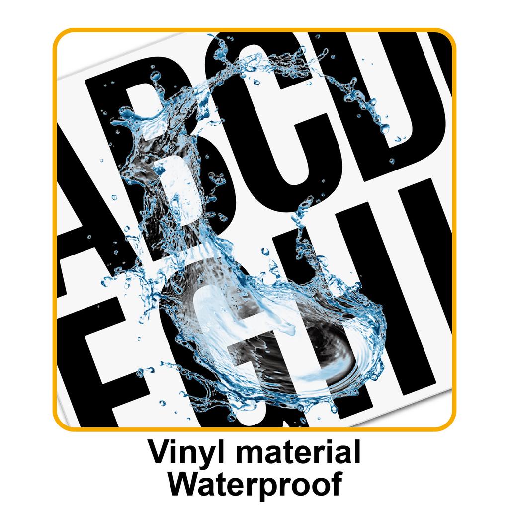 4-inch Letter Sticker Large Size Car Wall Sticker Exhibition School Kindergarten Decoration DIY Large Size Letter Sticker