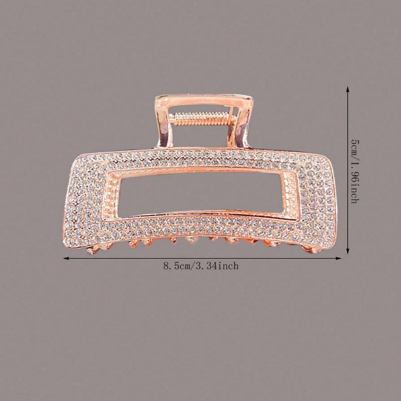 1pc Alloy Bat, Tassel, Spider Claw Hair Clip, Women Daily Full/Half Clip Bun Holder, Hair Claw with Red Crystal Design, Halloween Atmosphere
