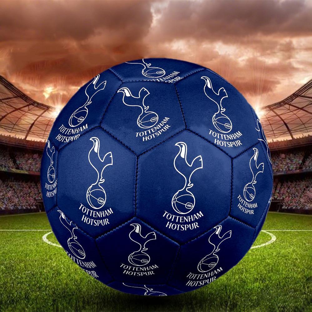 SpursSoccer Ball Colorful All Ages Machine Stitched PVC Competition Ready Durable High-Bounce