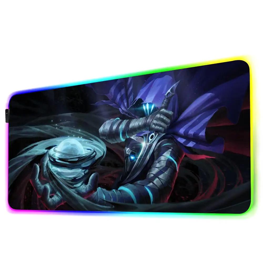Omen valorant Mouse Pad RGB Mousepad da Gioco Grande Pad LED Tappetino da Scrivania per PC Tappetino Luminoso per Mouse Tappetini Grandi per Tastiera Tappeto da Tavolo Con