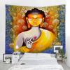 Indian Buddha Art Tapestry Wall Hanging Meditation Mandala Room Wall Decor Boho Home Aesthetics Home Decor Background Fabric