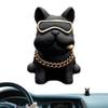 Cute Bulldog Decoration for Car, Car Rear Mirror Decoration, Car Hanging, Cute Resin Bulldog