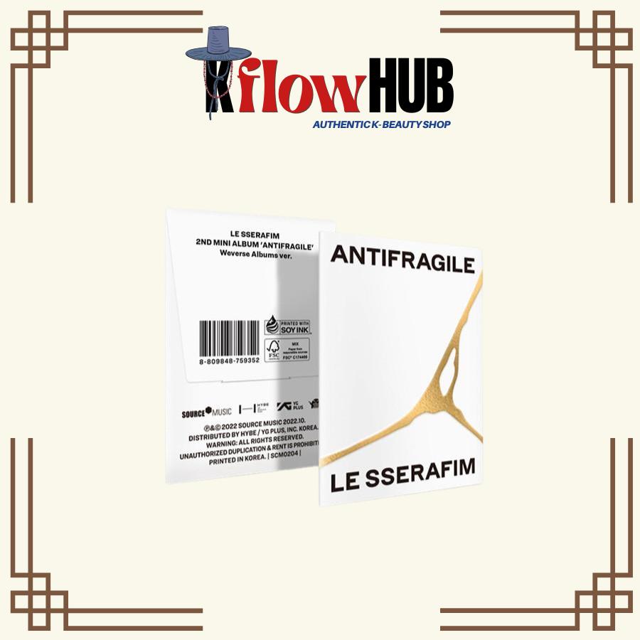 [В НАЛИЧИИ] LE SSERAFIM - 2-Й МИНИ-АЛЬБОМ ANTIFRAGILE Версия WEVERSE WEVERSE Ver