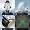 OLEVS Men's Analog Quartz Watch Black Waterproof Leather Strap Simple Design Silver Dial Date Display