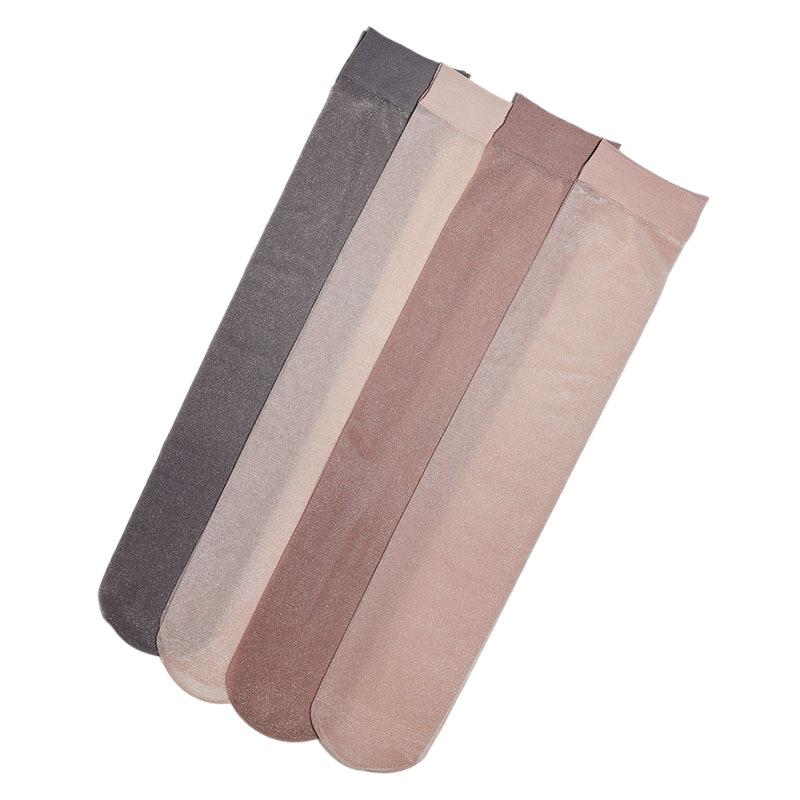 Women's Summer Ultra Thin Anti Hooking Transparent Sexy Long Calf Socks