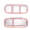 2pcs Lunch Container 700ML 600ML Leak Proof Stainless Steel Dishwasher Safe Lunch Storage Box with Compartments for