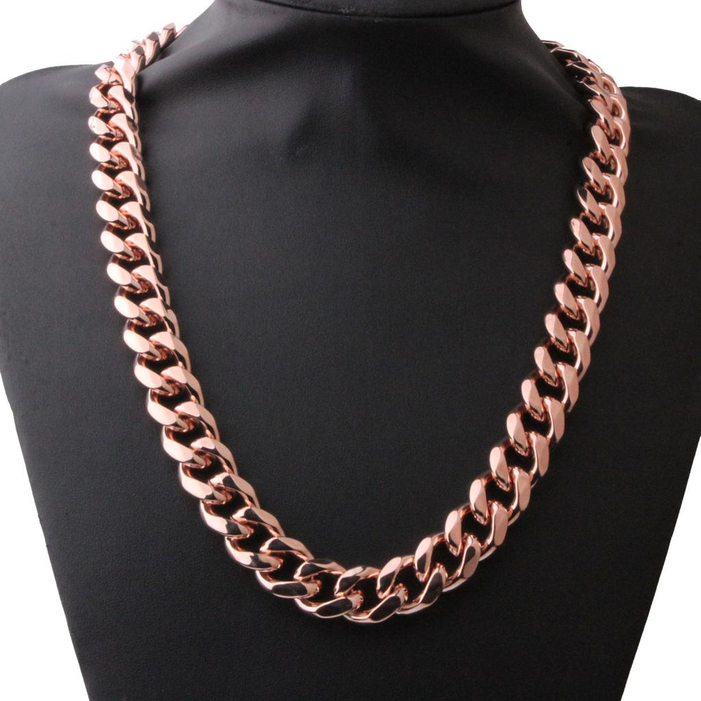 2026 Fashion Trend Domineering Men's Necklace, Six-Sided Grinding Chain Necklace Jewelry Accessories