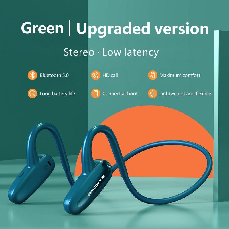 

Новая концепция беспроводной Bluetooth-гарнитуры для бега с костной проводимостью, водонепроницаемая и устойчивая к поту