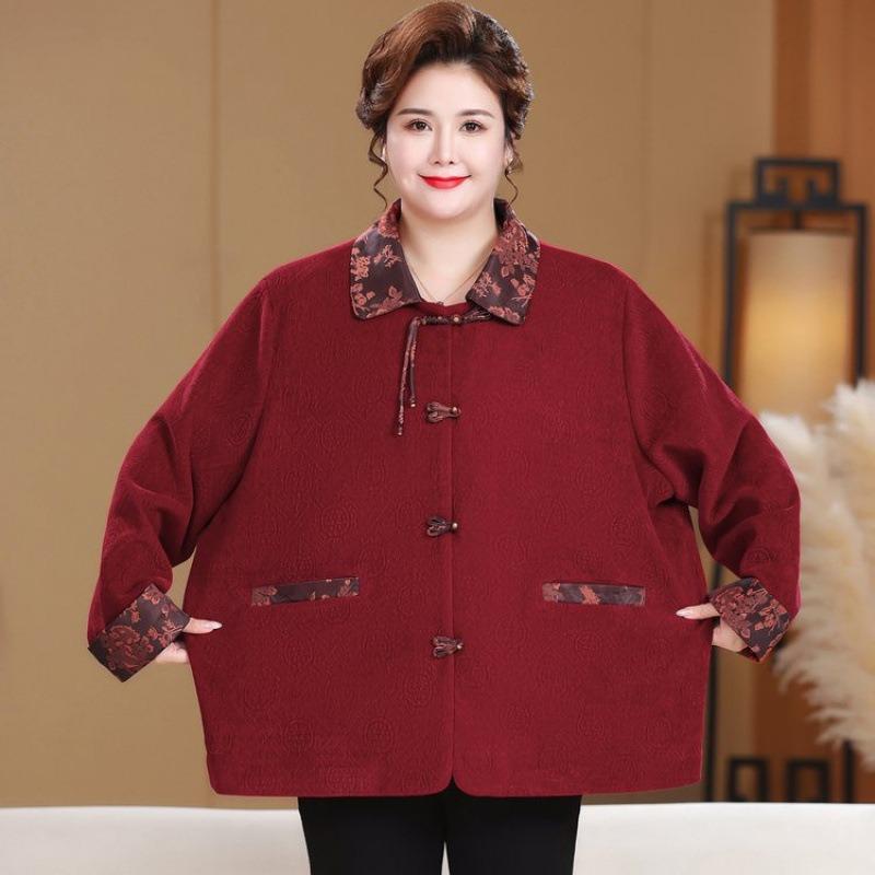 Extra large size new fashion spring and autumn coat new women's top