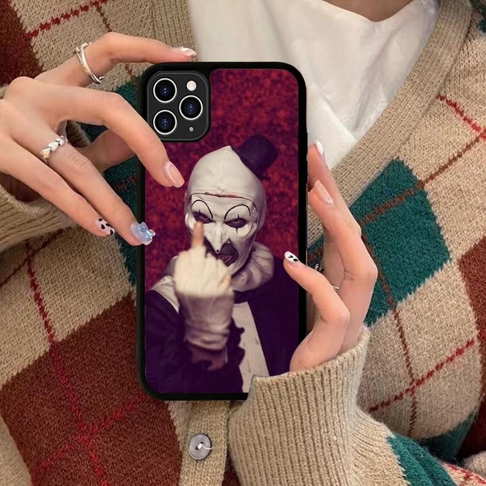 Horror Movie Terrifier Phone Case Silicone PC+TPU For For IPhone 11 12 13 14 15 16 Plus Pro Max Cover