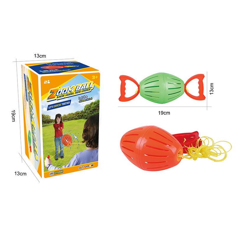 Multifunctional Children's Pull Ball Toy for Indoor/Outdoor Play and Parent-Child Interaction