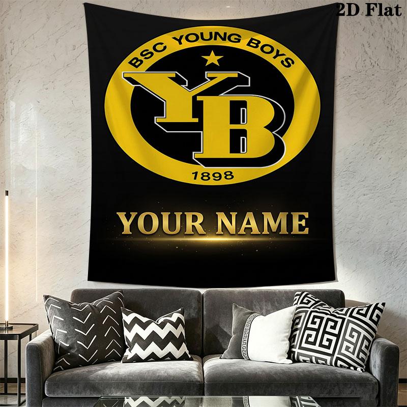 Custom Yb Wall Hanging Printed Fabric Blanket Decorative Tapestries for Bedroom Living Room Home Decor