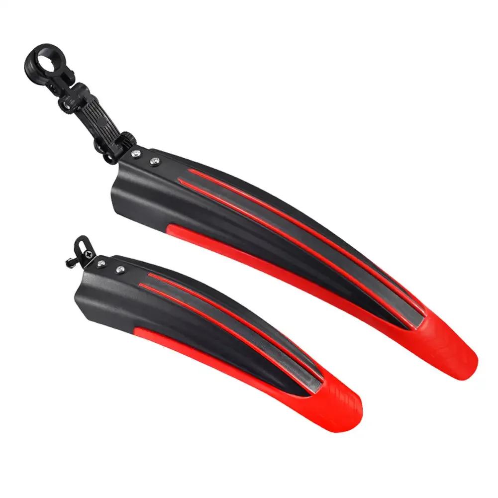 2pcs Bicycle Fenders Splash Fender Guard Set Mountain Bike Rear Front Mudguard Cycling Riding Accessories for 20/22/24/26 Inch