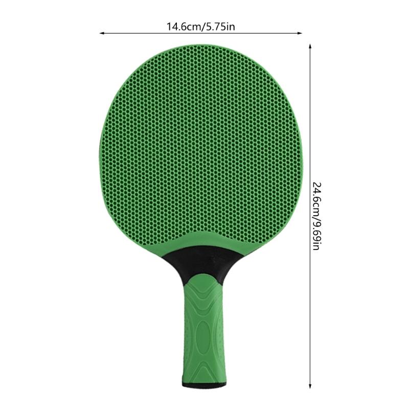 Comfortable Grip PingPong Paddle Portable Table Tennis Paddle Rubber Table Tennis Rackets for Indoor Outdoor Play