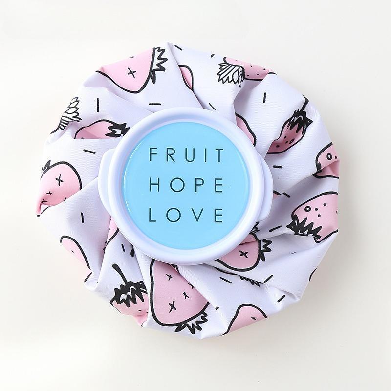 Cute Cartoon Reusable Hot Cold Bag Leakproof Flexible Ice Pack Hot Water Bottle for Heat  Cold Pain Relief Therapy