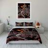 Knight and dragon motif. Bedding sets Duvet cover sets Duvet covers Pillowcases(1 * Duvet Cover 2 * Pillowcases, without duvet insert)