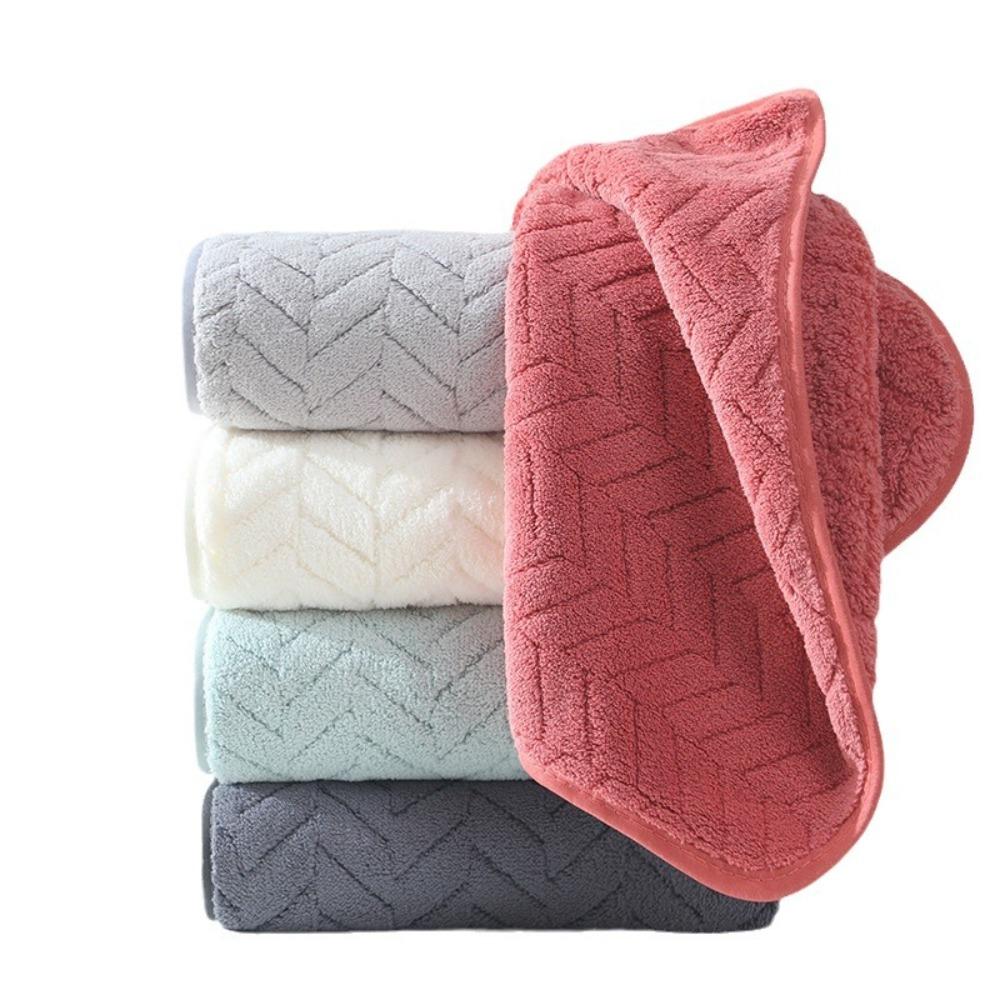 Coral Fleece Face Towel Highly Absorbent Hand-Wiping Towel  for Bathroom Kitchen and Daily Home Use