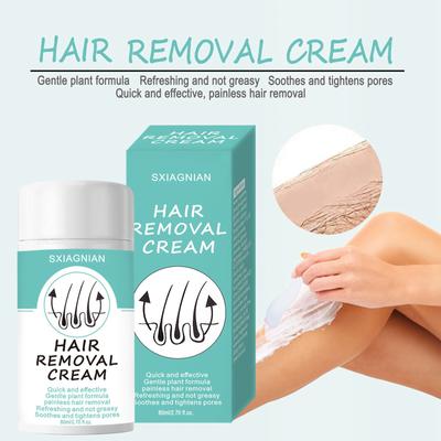 Hair Depilatory Paste For Men And Women, Skin Friendly Depilatory Paste, Fast And Effective Body Hair Removal Lotion For All Skin Types