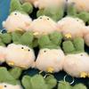 Doll Plush Toy Pendant White Vegetable Chicken Funny Doll Keychain Bag Pendant Cute