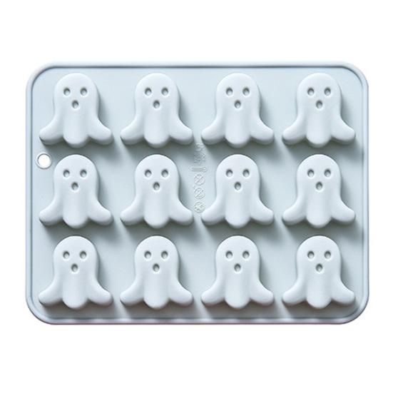 Silikonová forma na pečení dýně 3D formy na dorty Halloweenská tématika Forma na muffiny Forma na horkou čokoládu Forma na výrobu mýdla a svíček