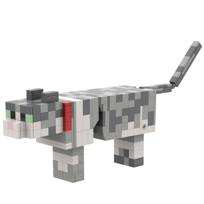 Pixel Cat Building Blocks – Creative DIY Toy for Teens & Adults, Holiday Gift, Home Decor, Stress Relief, Global Shipping