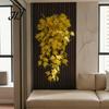 Decorative Hanging Vines for Store Display 5?Fork Artificial Maple Leaf Vine, Fake Foliage Wall Indoor Greenery Living Room Plant, Simulated