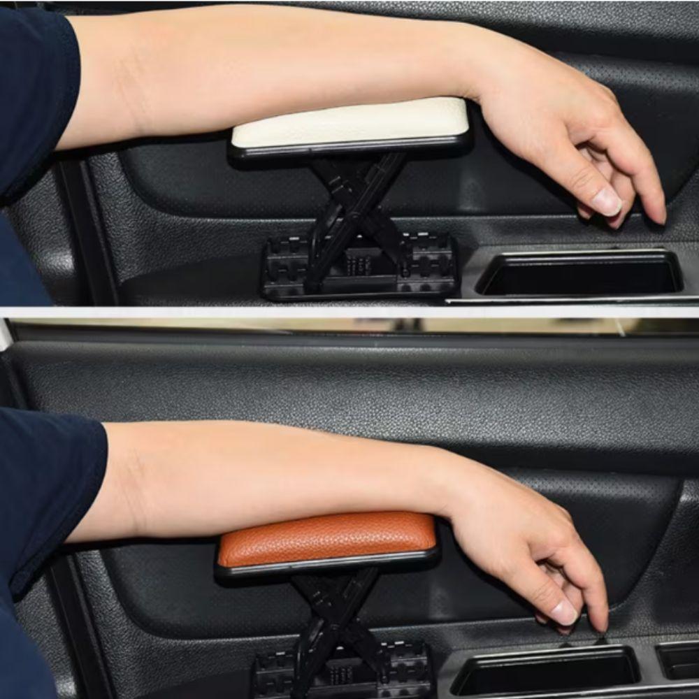 Adjustable Height Car Armrest Pad Universal Fit Anti-Fatigue Design Armrest Cushion Ergonomic Design Left Hand Position