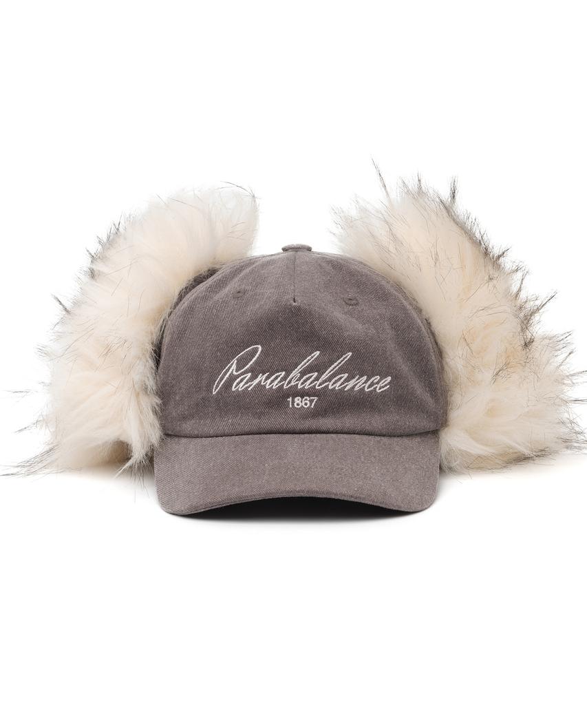 MILLO WOMEN Fur Earflap Ball Cap [Vintage Brown]