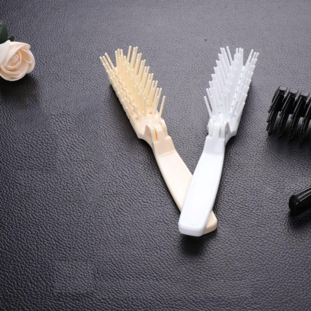 Hair Salon Folding Comb Plastic Hairdressing Tools Useful Styling Tool