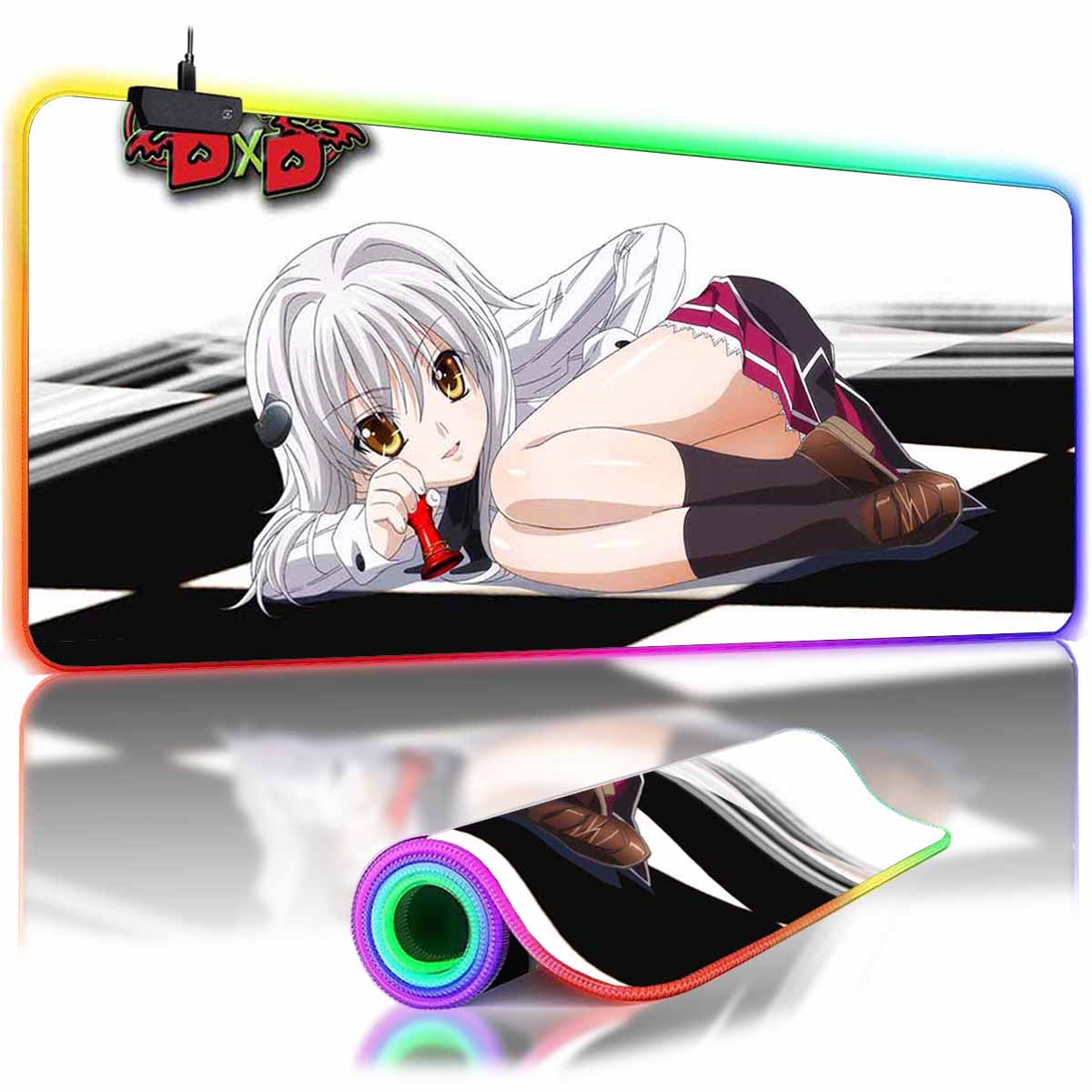 Anime Mirko RGB Backlit Mouse Pad