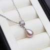 Trend Freshwater Natural Pearl Necklace pendant For Women,Pearl Pendant necklace Wife Engagement Gift