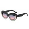 New Fashion Cat Eye Sunglasses Women Vintage Shades Brand Designer  Luxury Sun Glasses Punk Uv400 Oversized Eyewear