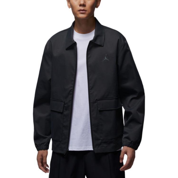 

Jordan Jumpman Polo Zip Solid Color Sports Golf Shirt Men tops HQ8682-010 S