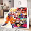Dragon Ball Print Blanket Warm Comfortable Flannel Blanket Suitable for Bedrooms,Sofas,Beds,Chairs,Picnics,Travel